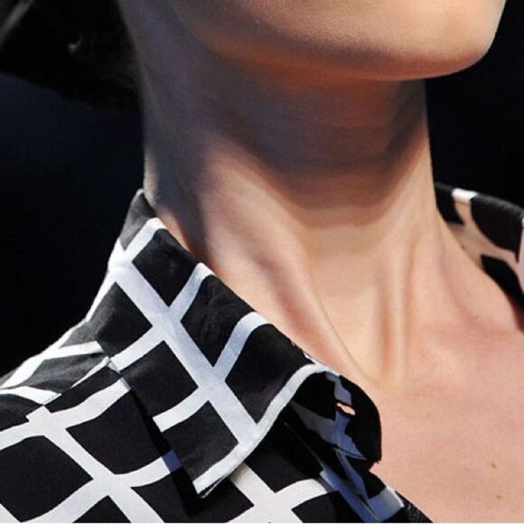 Dries Van Noten Spring 2009 Paris, Cotton Black & White Windowpane Vest Gilet - Picture 10 of 16